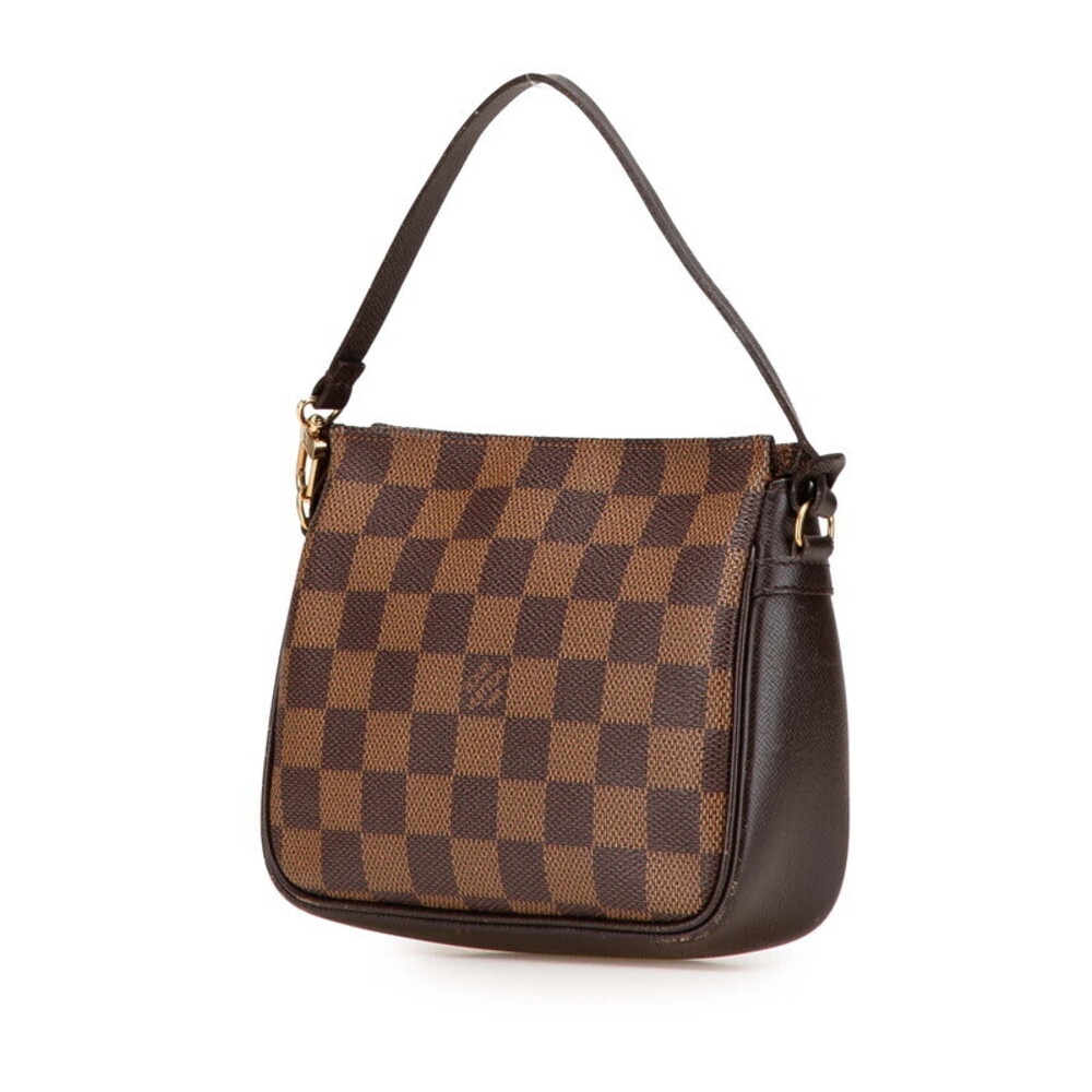 Louis Vuitton Truss Makeup Handbag Accessory Brown Leather - Picture 2 of 8